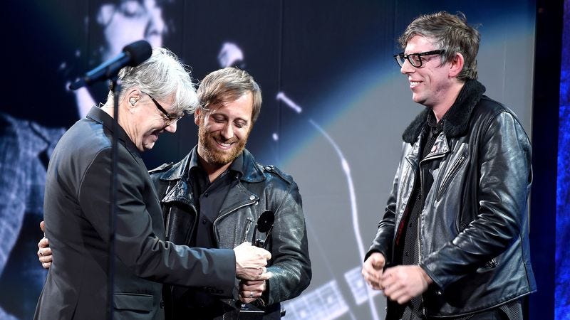 The trio in happier times, before Steve Miller started talking (Photo: Getty Images)