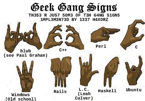 Geek Gang Signs Might Get You Shot In Compton