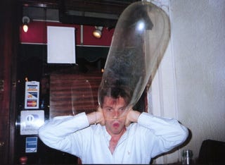Illustration for article titled There’s More Than One Way To Fill A Prophylactic! Great Moments In Drunken Hookup Failure