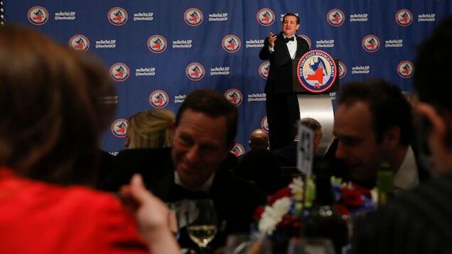 A Room Full of New York Republicans Straight Up Ignored Ted Cruz's Speech Last Night