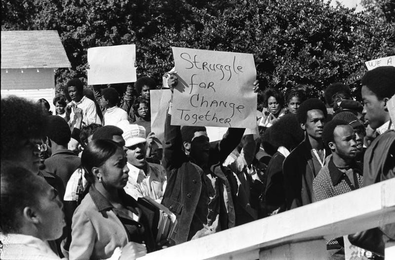 Southern University students protesting (Southern University)