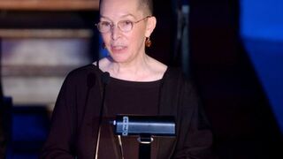 Pearl Cleage in the play Speak Truth to Power: Voices From Beyond the Dark at Ebenezer Baptist Church Jan. 14, 2005, in AtlantaErik S. Lesser/Getty Images