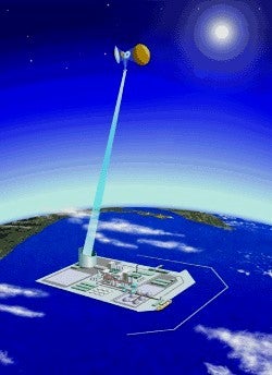 Illustration for article titled Japan Aerospace Exploration Agency Develop Solar-Powered Lasers For Energy Generation