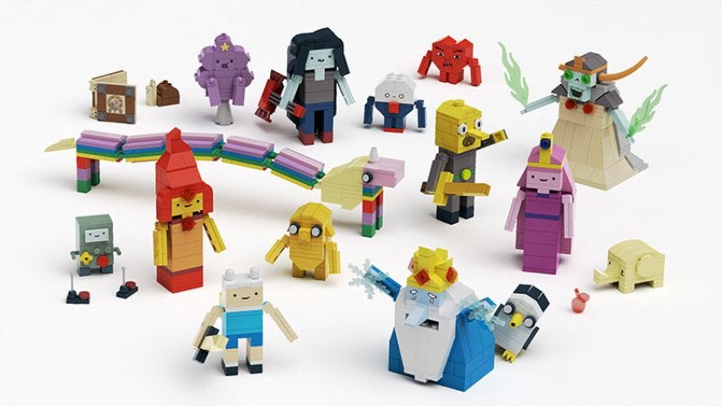 adventure time lego toys