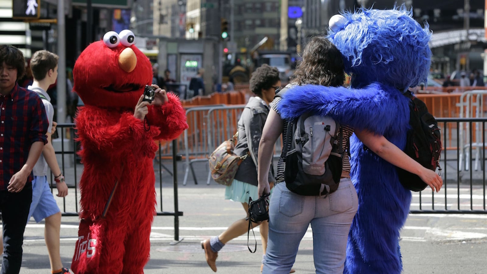 Cookie Monster Arrested for Groping a Teen in Times Square