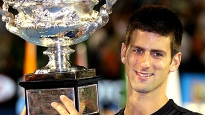 Illustration for article titled Roger Federer On Winning Australian Open: 'I'm Not Roger Federer, I'm Novak Djokovic'