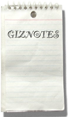 Illustration for article titled Giznotes