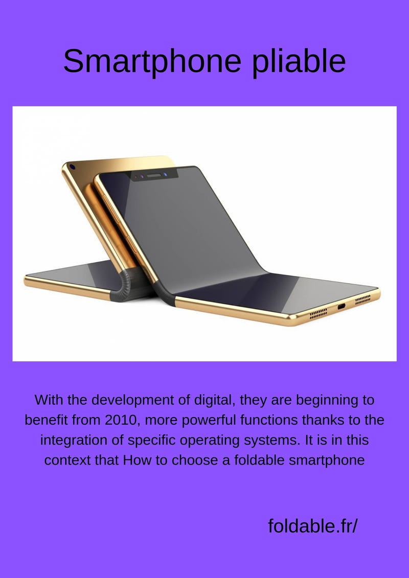 Illustration for article titled Smartphone pliable