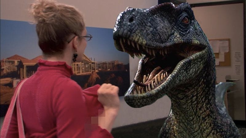 Illustration for article titled Judy Greer to say goodbye to these (epochs separating man and dinosaur) in Jurassic World