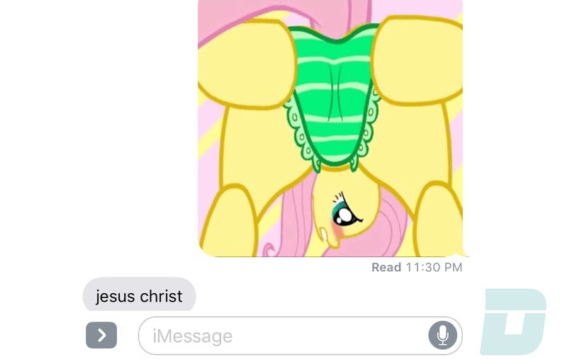 800px x 507px - There is My Little Pony Porn Hidden in iOS 10