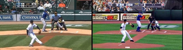 Broadcast Camera Angles in MLB 2K10