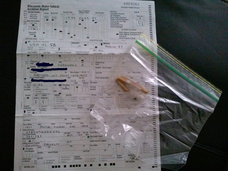 Illustration for article titled Found my first Firebird's accident report