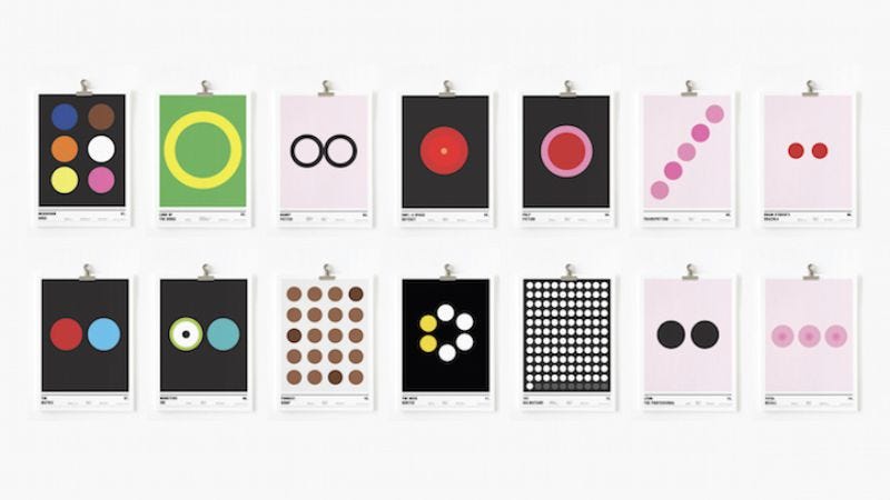 Illustration for article titled Designer creates minimalist movie posters using only circles