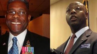 Republicans Allen West of Florida and Tim Scott of South Carolina 