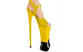 Illustration for article titled The 9-Inch Heel, For That Hot "Walking On Stilts" Look