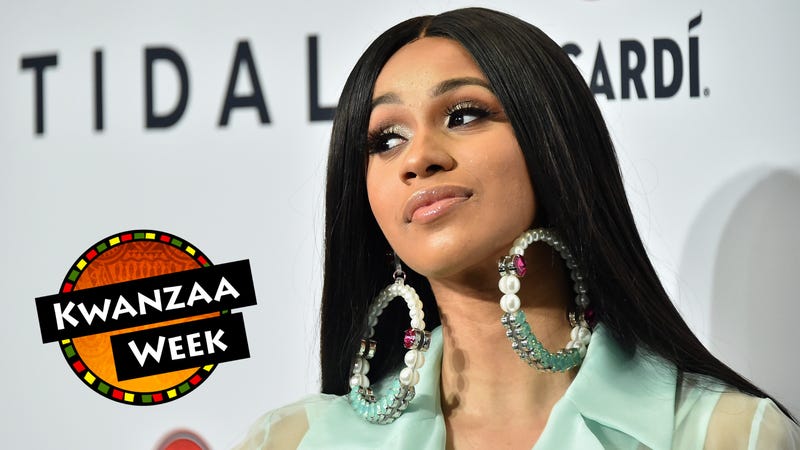 Cardi B at Tidal X: Brooklyn at Barclays Center of Brooklyn on Oct. 17, 2017, in New York City (Mike Coppola/Getty Images for Tidal); photo illustration by GMG/The Root