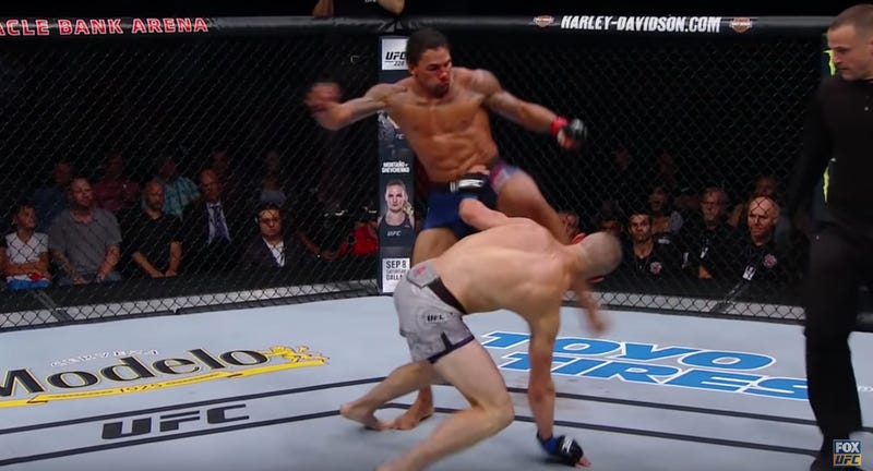 Illustration for article titled Eryk Anders's Soccer-Kick KO Was Brutal And Legal