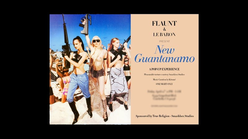 Illustration for article titled Flaunt Magazine Is Throwing a Guantanamo-Themed Coachella Party