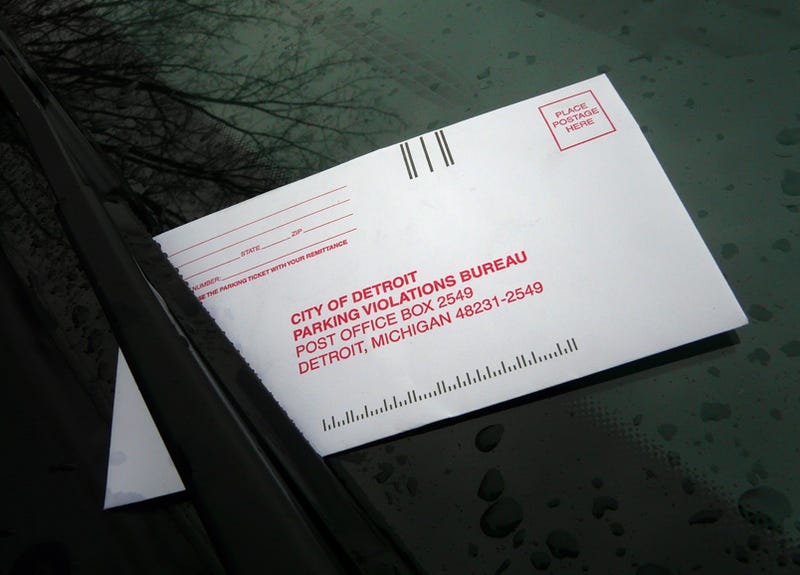 Illustration for article titled Parking Ticket Holiday For Wayne County, No Love For Detroit Offenders