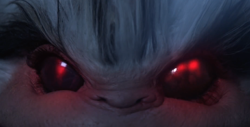 That is not a friendly face.