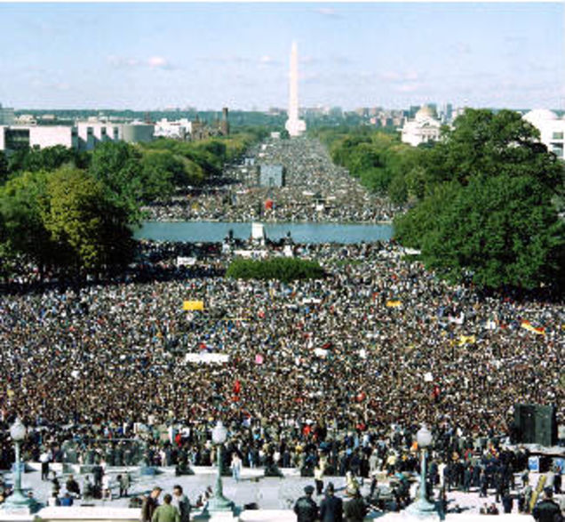 Illustration for article titled GALLERY: Looking Back on the Million Man March