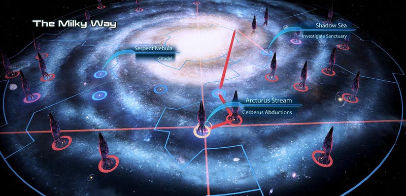 The Milky Way from the Mass Effect Trilogy