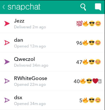 what does streak mean on snapchat