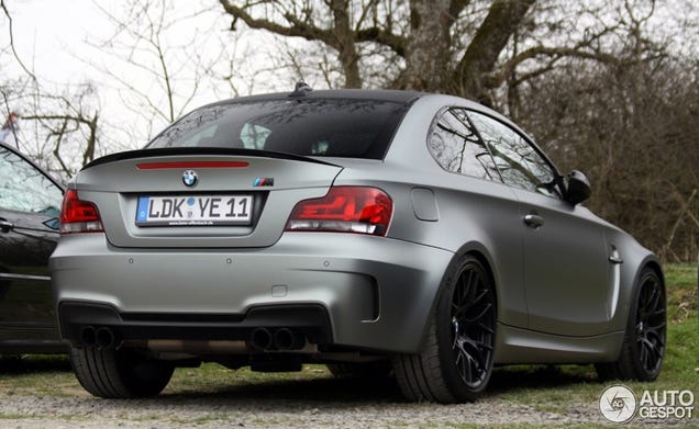 Matte Grey BMW 1M Coupe