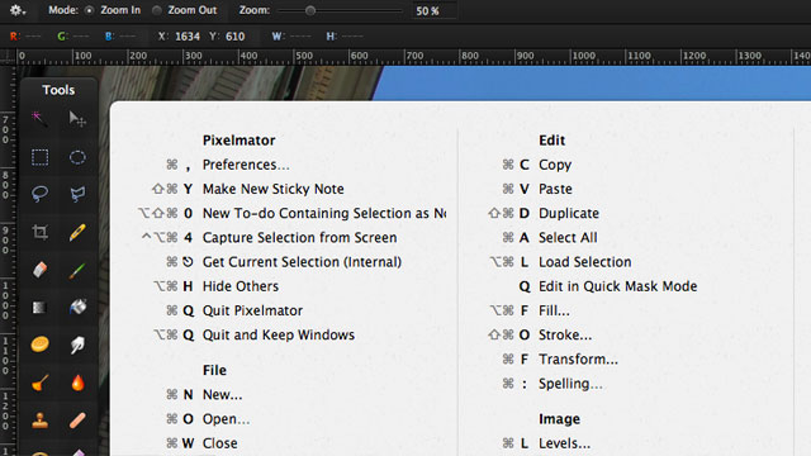 nomacs change keyboard shortcuts