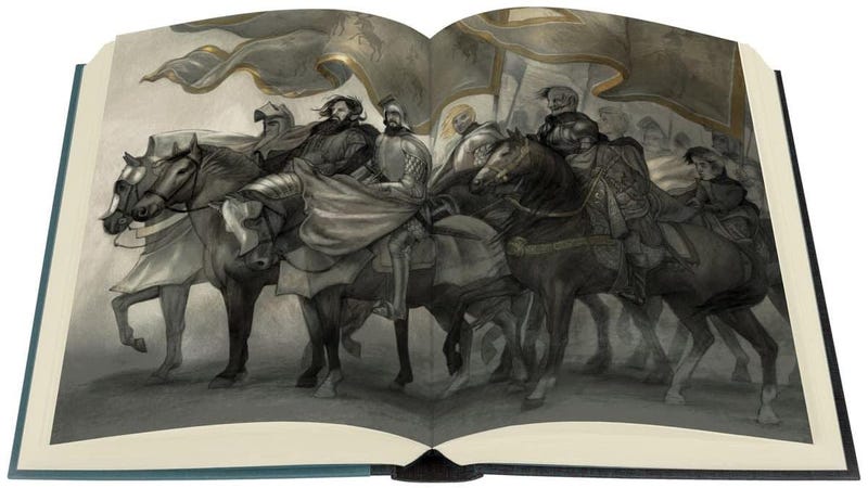 A peek inside the special hardcover edition of A Game of Thrones. All photos: Folio Society.
