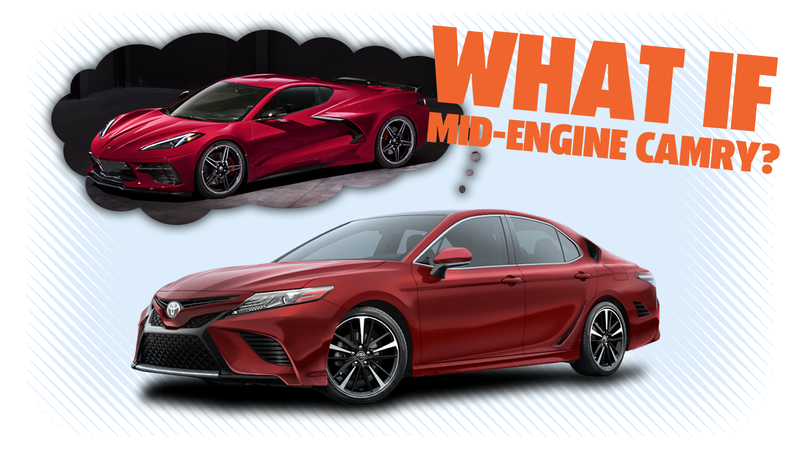 Illustration for article titled Forget the Mid-Engine Corvette; Bring on the Mid-Engine Camry