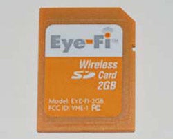 Illustration for article titled Eye-Fi Wi-Fi SD Card Gets FCC Approval