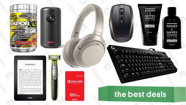 Friday's Best Deals: Logitech Accessories, Free Nintendo Switch Online, Philips OneBlade, and More