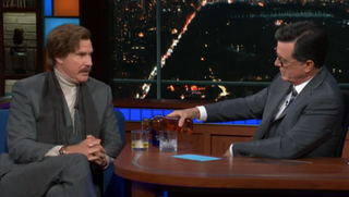Ron Burgundy, Stephen Colbert
