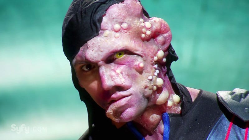 Logan & Adam’s irradiated astronaut in mid-transformation