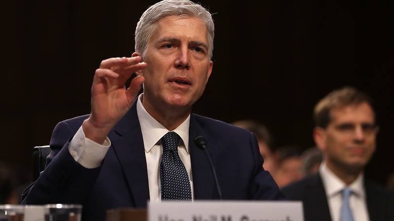 Newly confirmed Supreme Court Justice Neil Gorsuch.