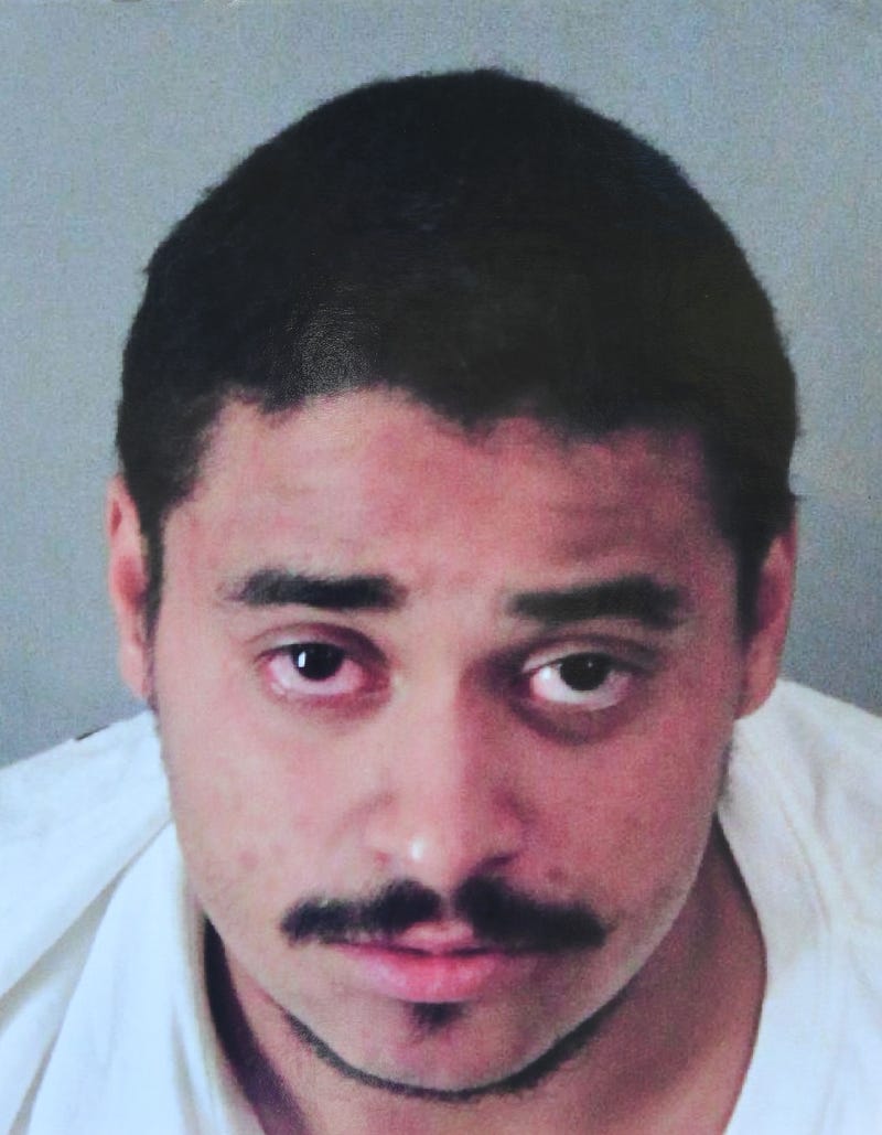 The booking photo of suspect John Hernandez Felix, 26MARK RALSTON/AFP/Getty Images