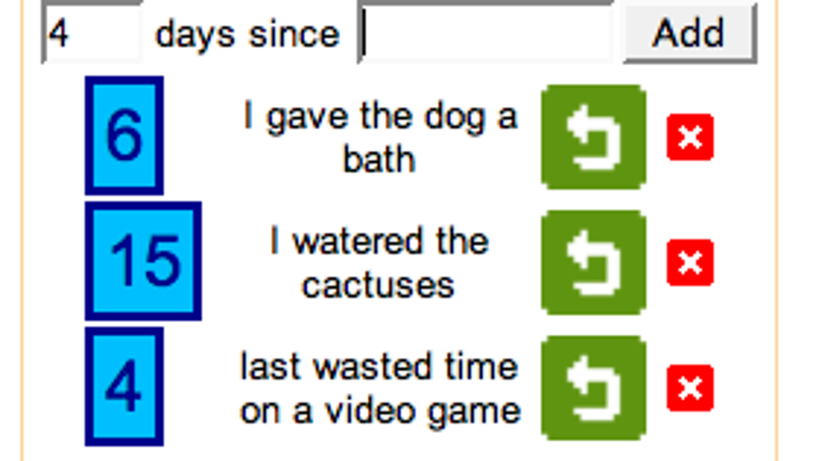 Days Since iGoogle widget tracks how much time has passed