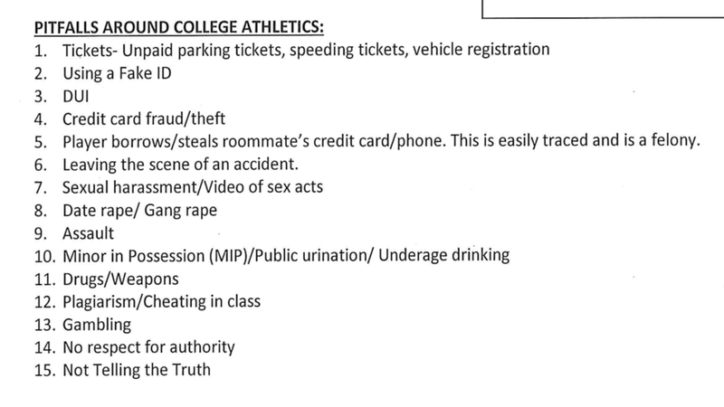 Illustration for article titled List Of "Pitfalls Around College Athletics" At Minnesota Included Parking Tickets, Gang Rape