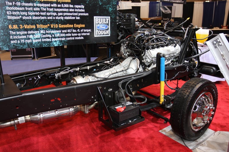 Where can you find information pertaining to the F53 Ford chassis