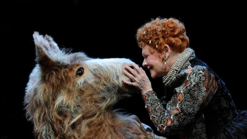 Judy Dench and Oliver Chris star in a stage production of A Midsummer Night’s Dream, which is pretty freaky even without the horror elements (Photo: Robbie Jack/Corbis/Getty Images)