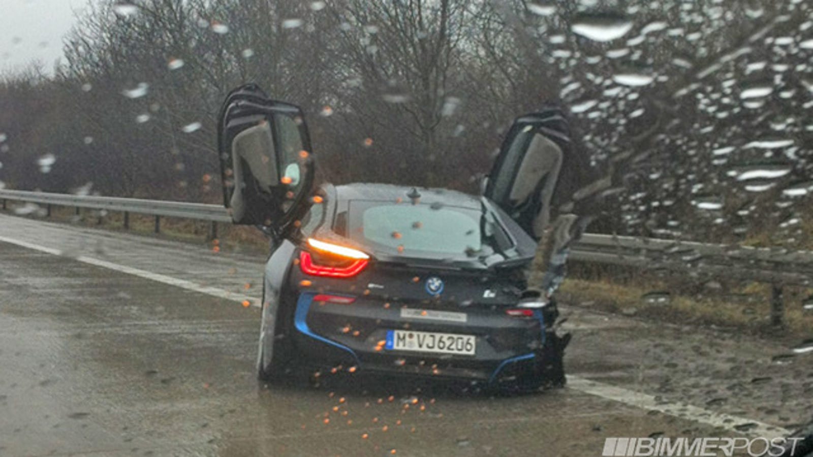 This Is The First Bmw I8 Crash