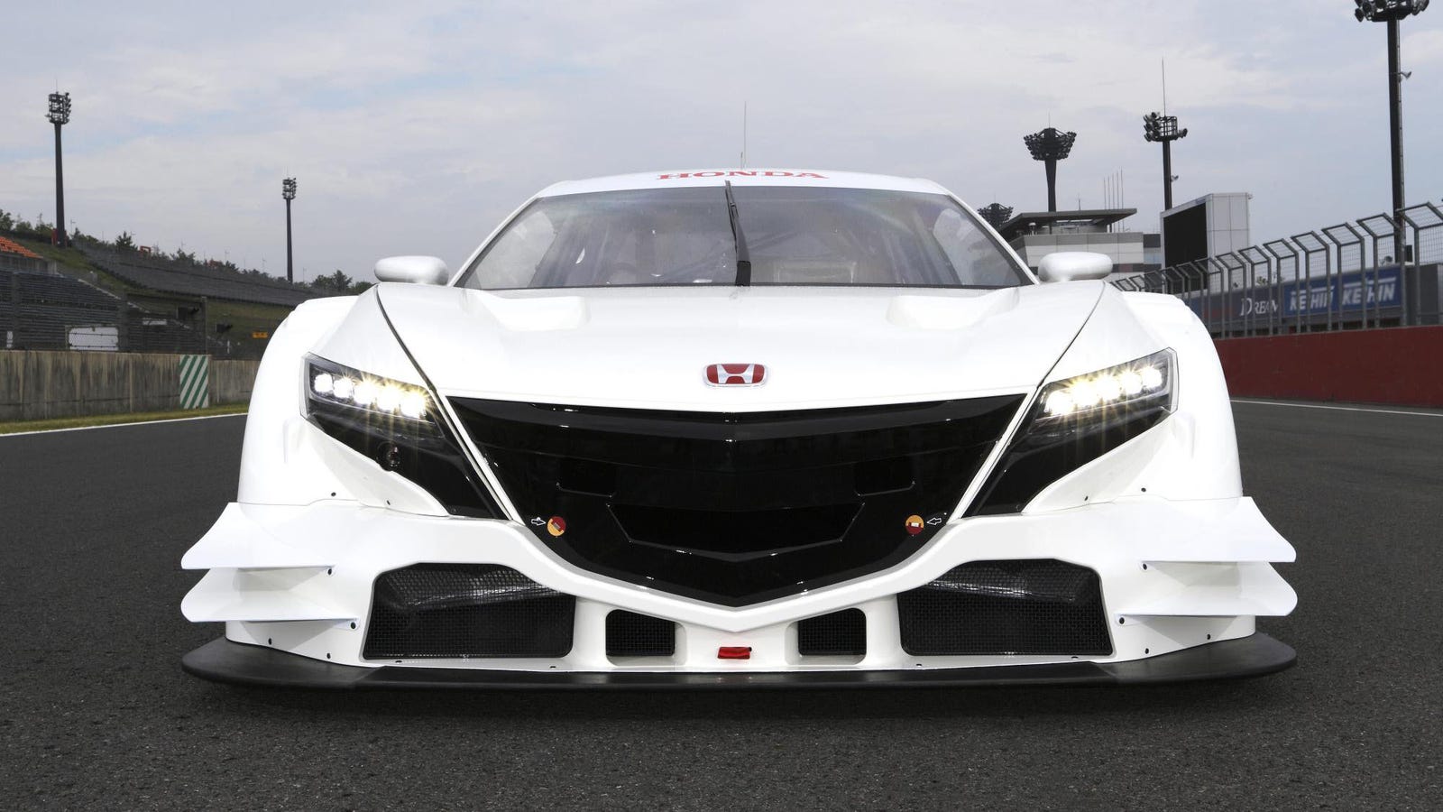white race car transformer