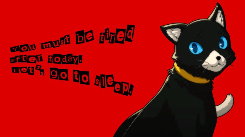 Stop Making Me Go To Bed Persona 5 Im A Big Boy