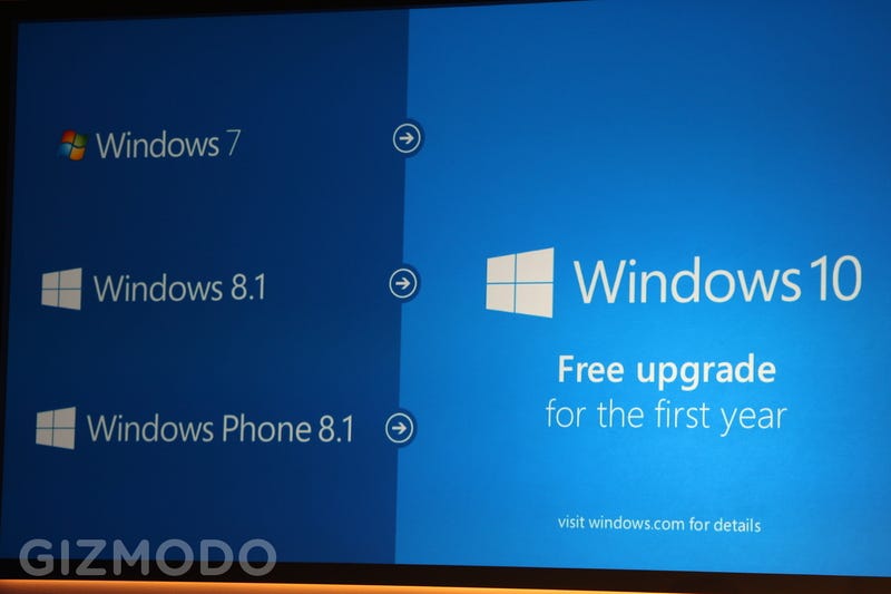 microsoft windows upgrade from 8.1 to 10