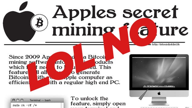 There\u0026#39;s an Apple Bitcoin Prank That\u0026#39;s Hilarious and Devastating