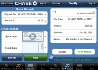 chase mobile app deposit cool checks else quite customers ok everyone update latest very