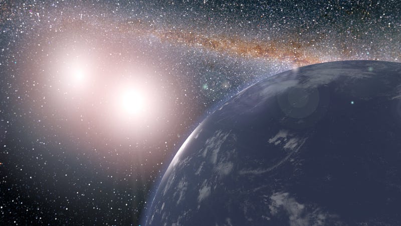 Artist’s depiction of a water world.