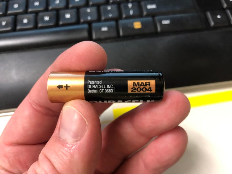 Illustration for article titled So I found this old battery today