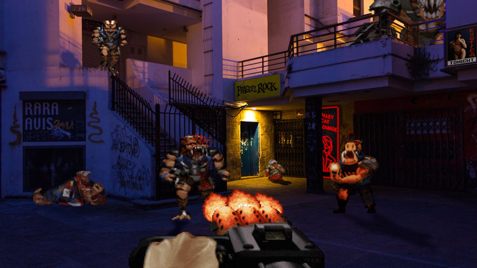 16 Bit Characters Fit Perfectly In Real Life Environments